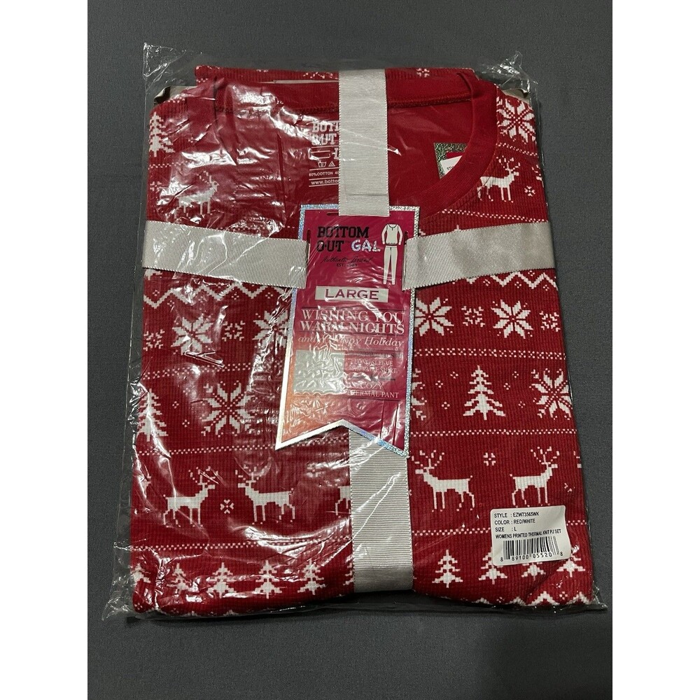 Bottom Out GAL Christmas P.J Set Size Large Brand New With Tags.